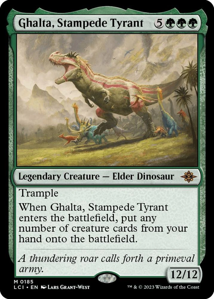 Ghalta, Stampede Tyrant Foil