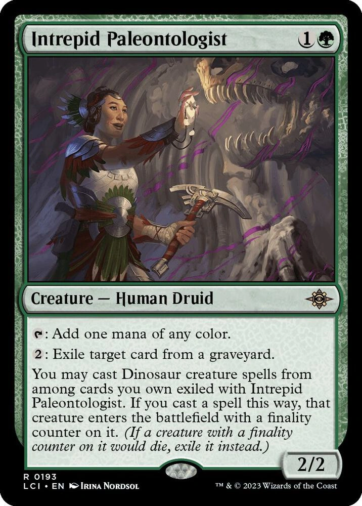 Intrepid Paleontologist Foil