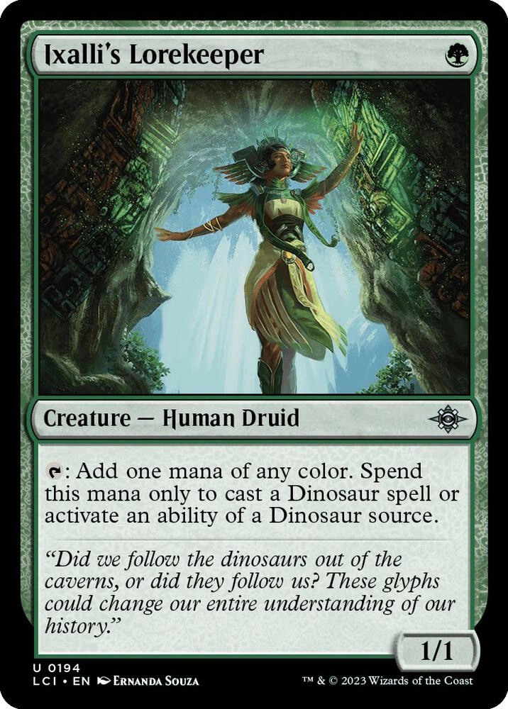 Ixalli's Lorekeeper Foil