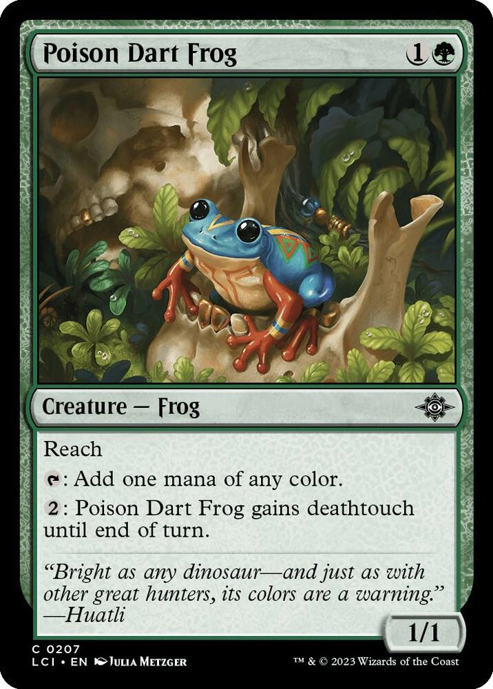 Poison Dart Frog Foil