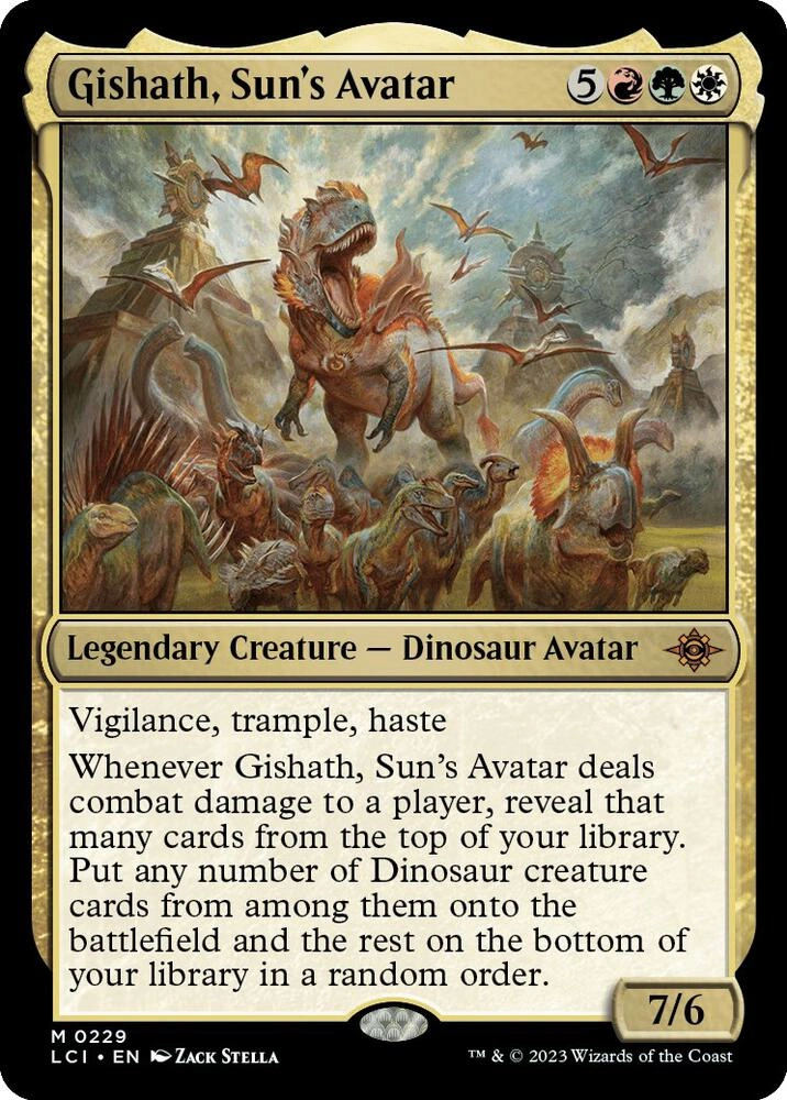Gishath, Sun's Avatar Foil