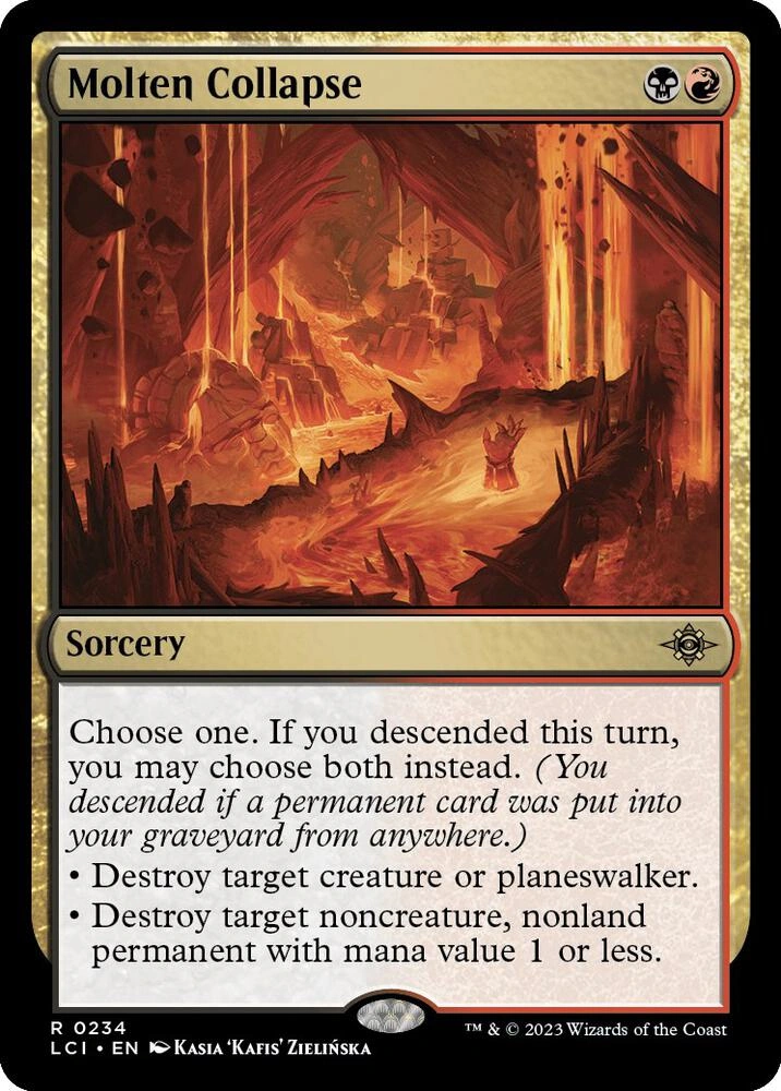 Molten Collapse Foil