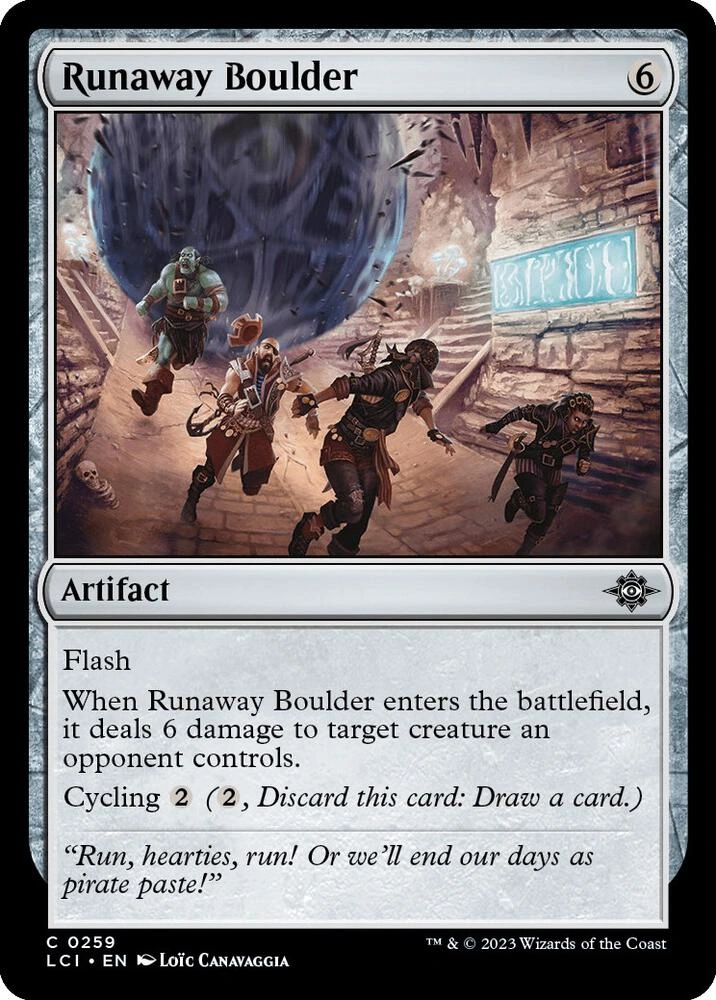 Runaway Boulder Foil