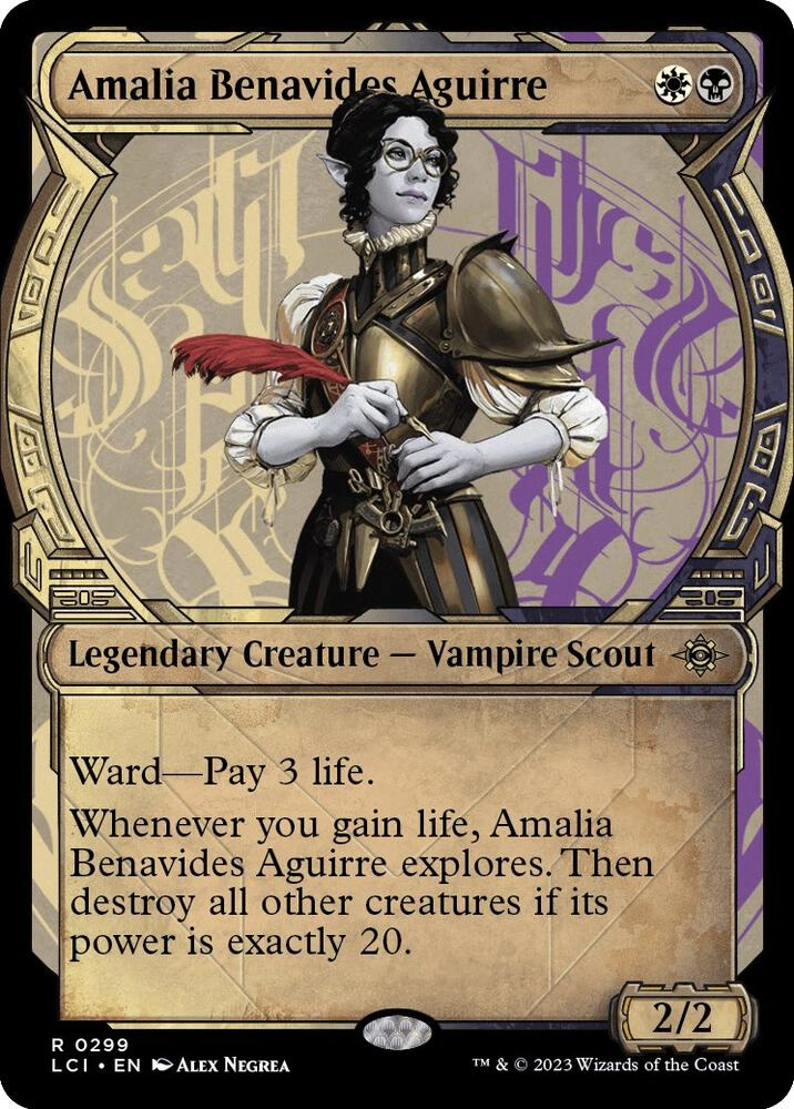 Amalia Benavides Aguirre (Showcase) Foil