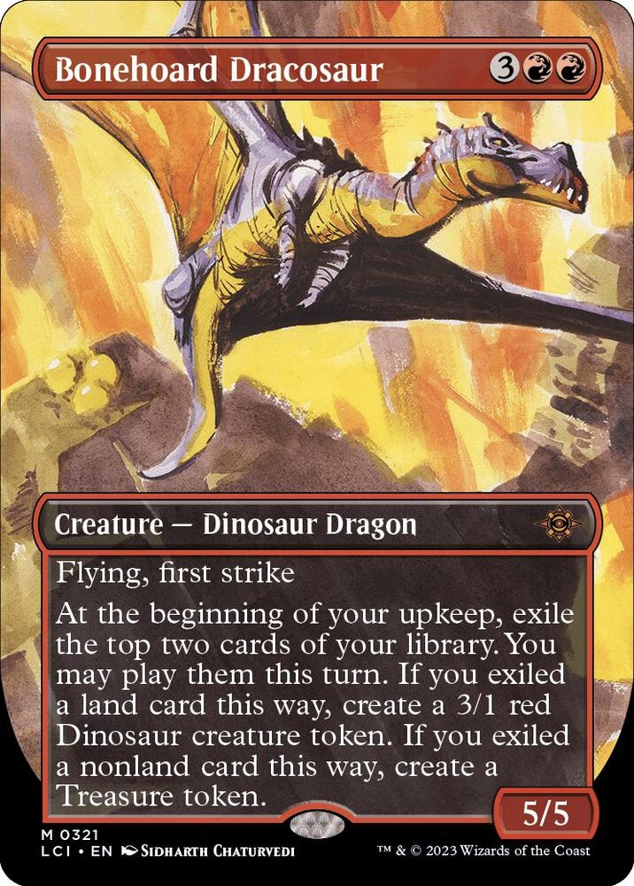 Bonehoard Dracosaur (Borderless) Foil