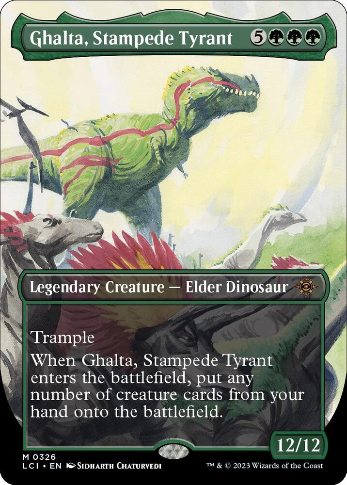 Ghalta, Stampede Tyrant (Borderless) Foil