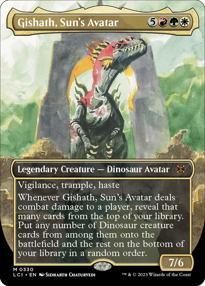 Gishath, Sun's Avatar (Borderless) Foil