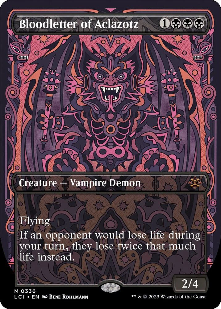 Bloodletter of Aclazotz (Borderless) Foil