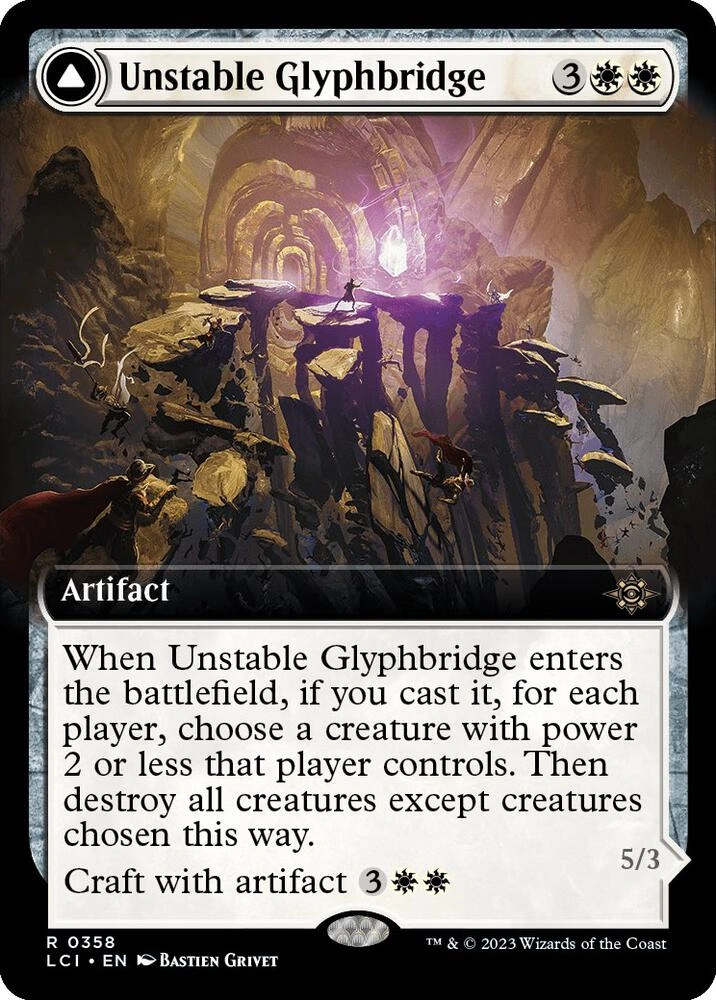Unstable Glyphbridge (Extended Art) Foil