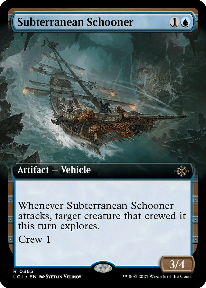 Subterranean Schooner (Extended Art) Foil