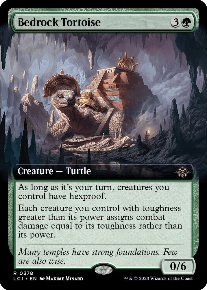 Bedrock Tortoise (Extended Art) Foil