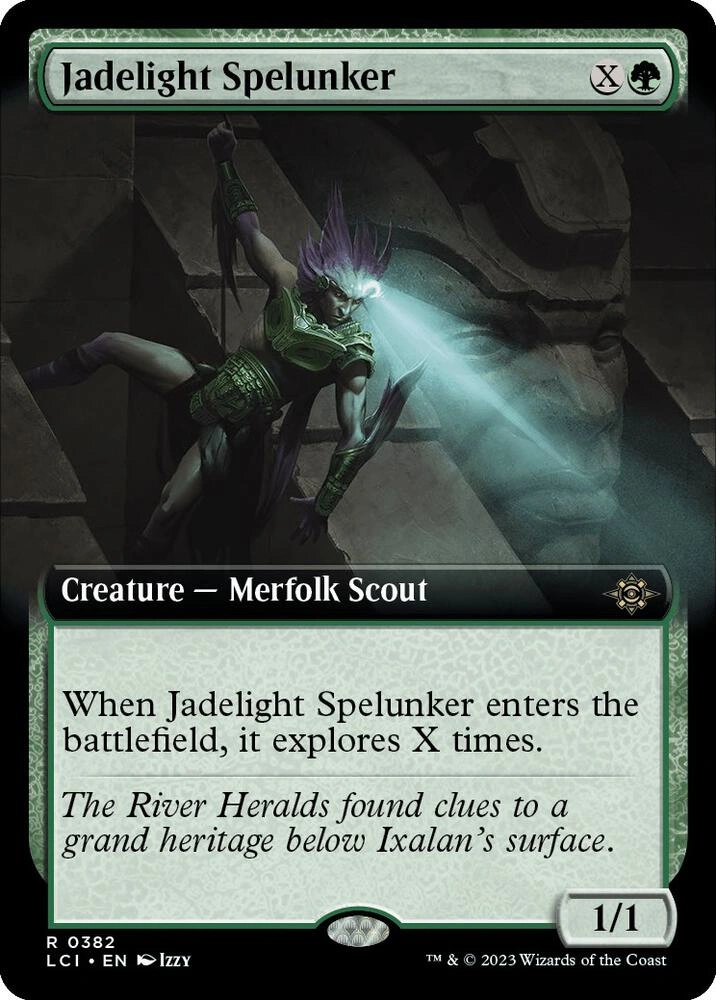Jadelight Spelunker (Extended Art) Foil
