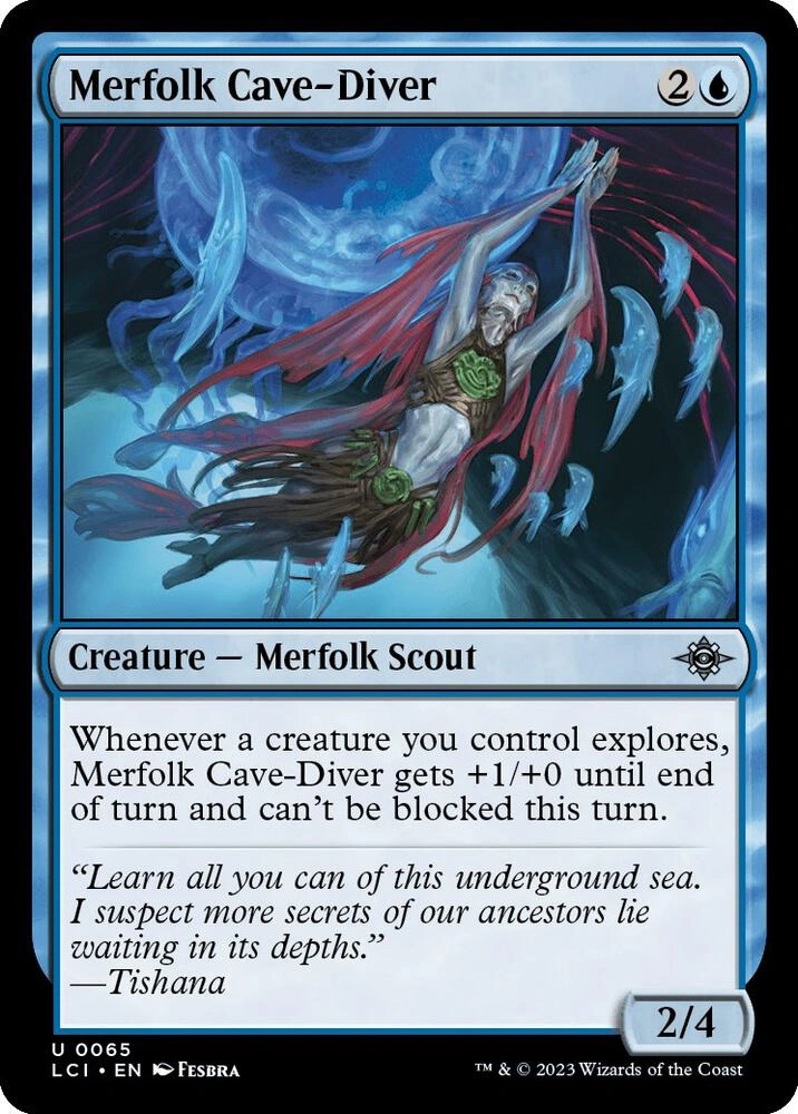 Merfolk Cave-Diver Foil