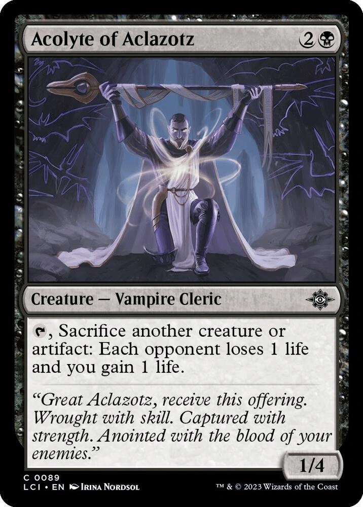 Acolyte of Aclazotz Foil