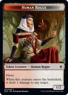 Human Rogue // Food (018) Double-Sided Token Foil 12 // 18