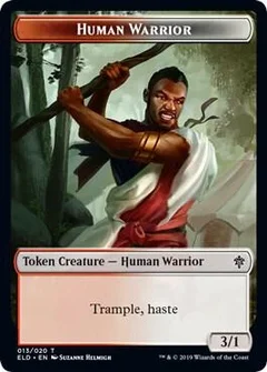 Human Warrior // Food (018) Double-Sided Token Foil 13 // 18
