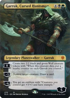 Garruk, Cursed Huntsman (Borderless) Foil 270