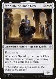 Syr Alin, the Lion's Claw 32