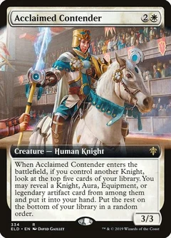 Acclaimed Contender (Extended Art) 334