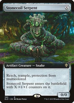 Stonecoil Serpent (Extended Art) Foil 385