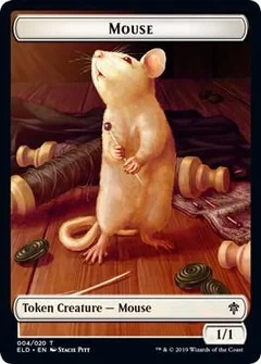 Mouse // Food (018) Double-Sided Token Foil 4 // 18