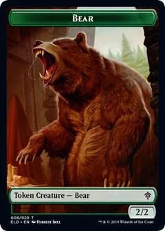 Bear // Food (016) Double-Sided Token Foil 8 // 16