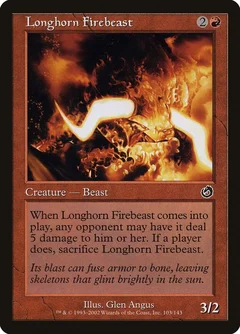 Longhorn Firebeast Foil 103