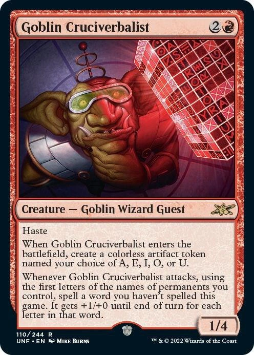 Goblin Cruciverbalist Foil