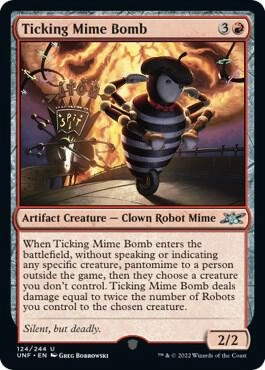 Ticking Mime Bomb Foil