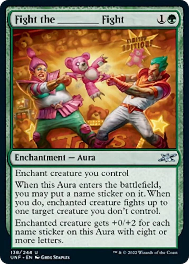 Fight the _______ Fight Foil