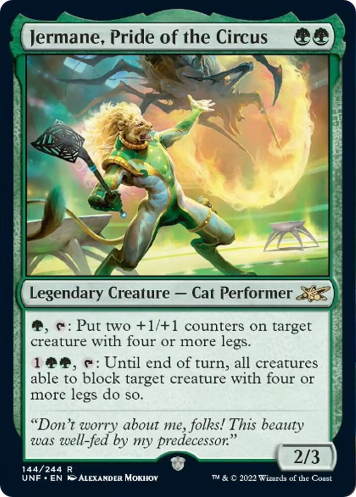 Jermane, Pride of the Circus Foil