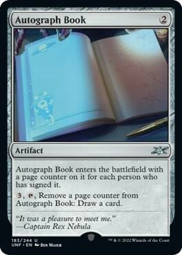 Autograph Book Foil