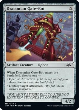 Draconian Gate-Bot Foil