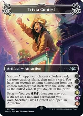 Trivia Contest (4-5-6) Foil