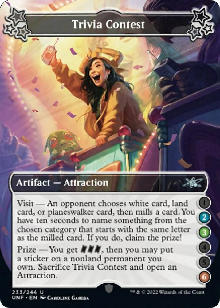 Trivia Contest (2-3-6) Foil