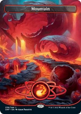 Mountain (238) (Borderless) Foil
