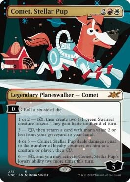 Comet, Stellar Pup (Borderless) Foil