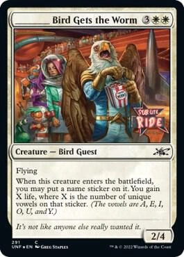_____ Bird Gets the Worm (Galaxy Foil)