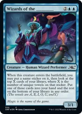 Wizards of the _______ (Galaxy Foil)