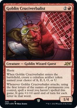 Goblin Cruciverbalist (Galaxy Foil)
