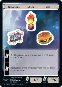 Notorious Sliver War Foil