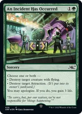 An Incident Has Occurred (Galaxy Foil)