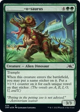 _______-o-saurus (Galaxy Foil)
