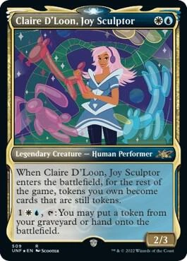 Claire D'Loon, Joy Sculptor (Showcase) (Galaxy Foil)