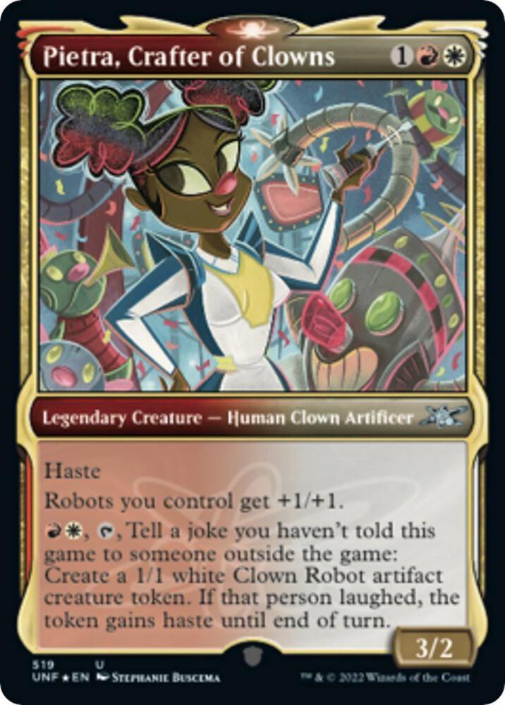 Pietra, Crafter of Clowns (Showcase) (Galaxy Foil)