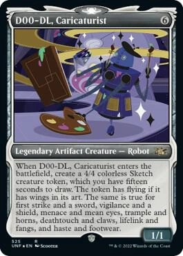 D00-DL, Caricaturist (Showcase) (Galaxy Foil)
