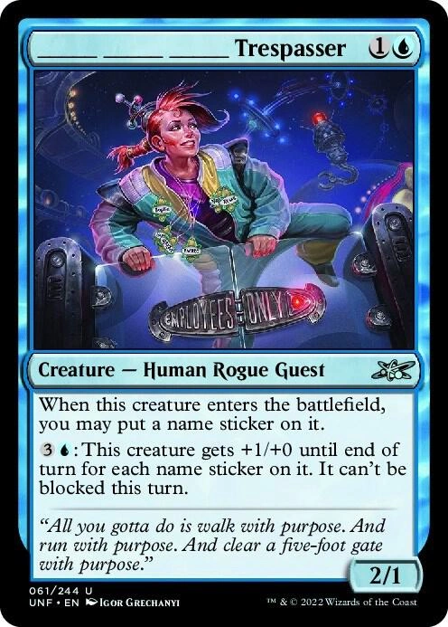 _______ _______ _______ Trespasser Foil