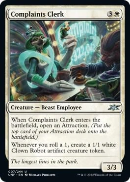 Complaints Clerk Foil