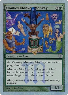 Monkey Monkey Monkey (Alternate Foil) 104