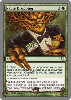 Name Dropping Foil 105